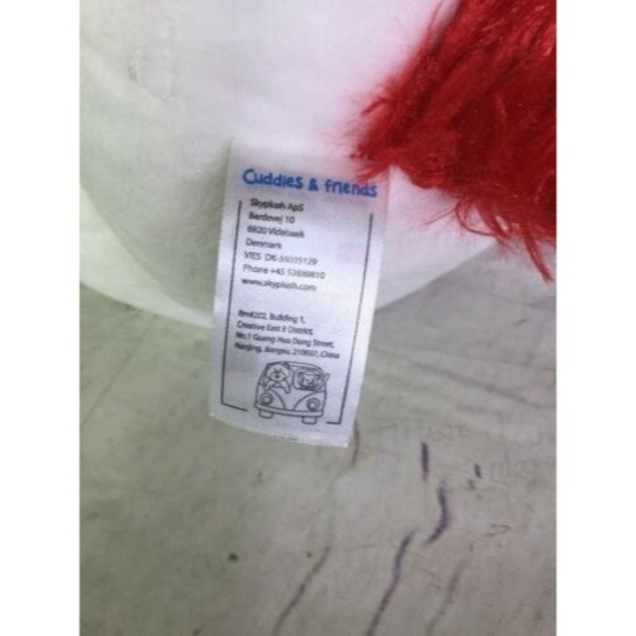 Cuddle & Friends Peppermint Unicorn White Red Heart Striped Plush Stuffed Animal - Picture 9 of 10